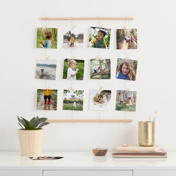 DIY cu printuri pătrate - Creați cu ușurință un cadou foto personalizat în câteva minute cu KODAK MOMENTS.