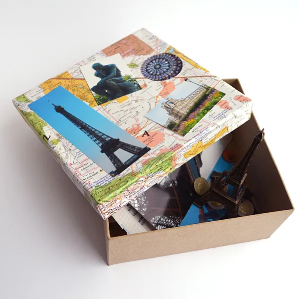 Cutie de scrap de vacanță